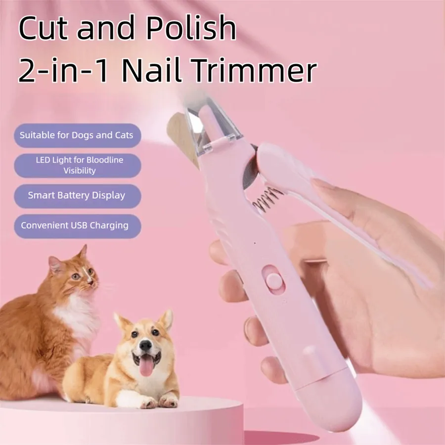 LED Pet Nail Clipper & File photo 3