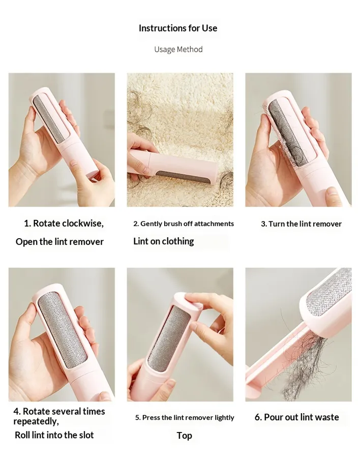 Reusable Pet Hair Remover Brush photo 4